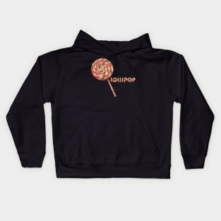 lollipop - oldschool print Kids Hoodie